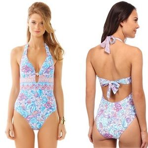 Lilly Pulitzer Seashell Seafayer One Piece Bathing Suit